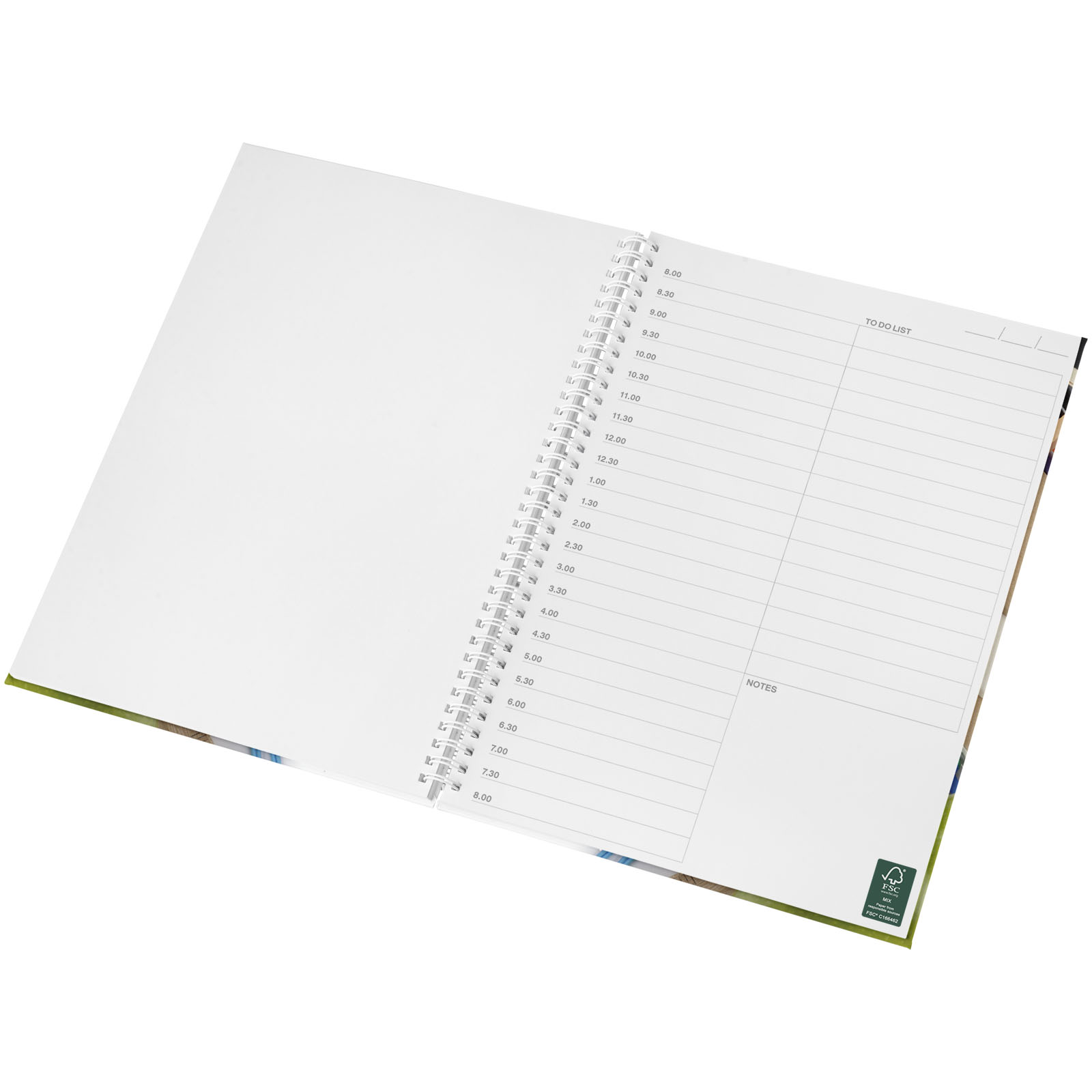 Advertising Notebooks - Wire-o A4 notebook hard cover - 3