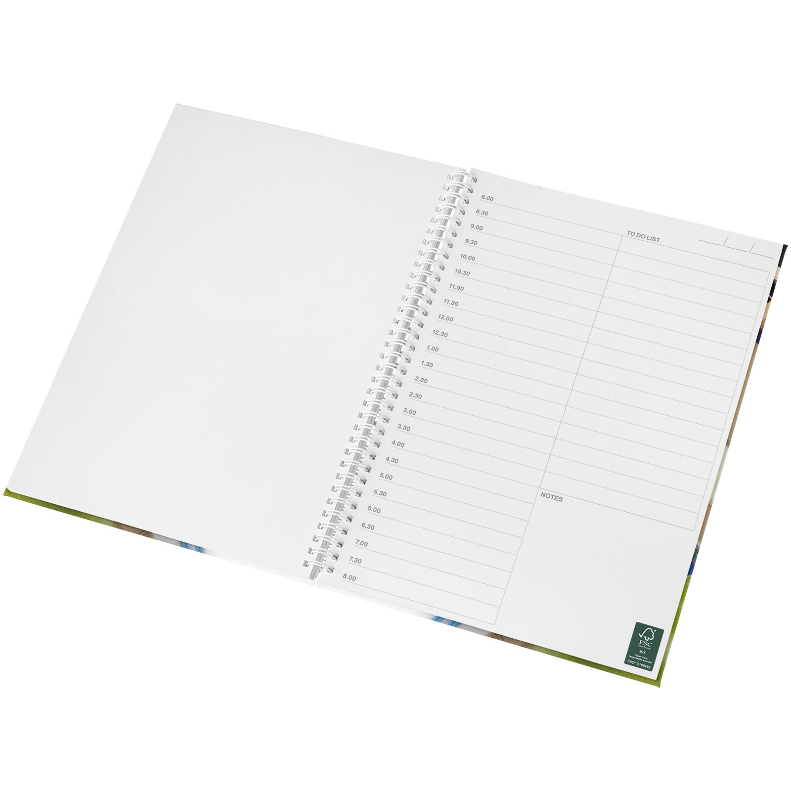 Carnet de notes publicitaires - Carnet Wire-o A4 avec couverture rigide - 3