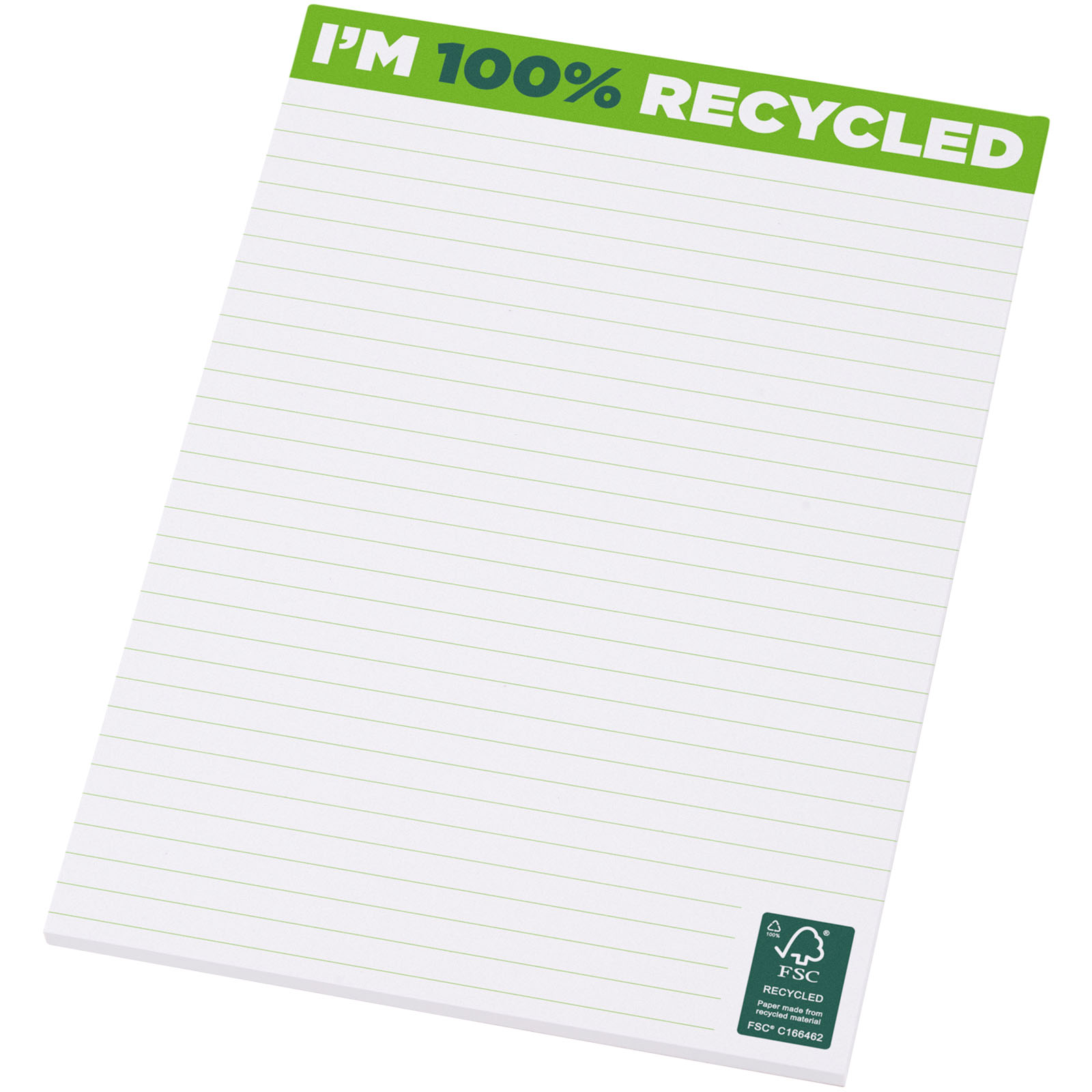 Advertising Notepads - Desk-Mate® A5 recycled notepad - 0