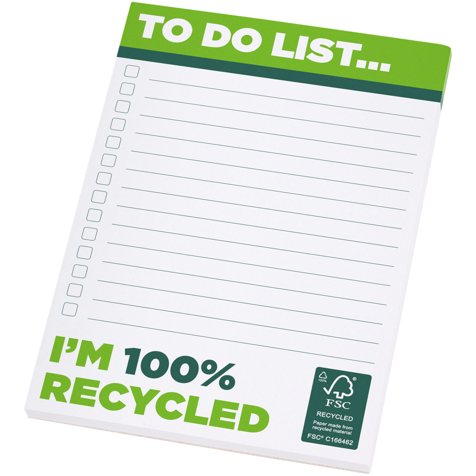 Notepads - Desk-Mate® A6 recycled notepad