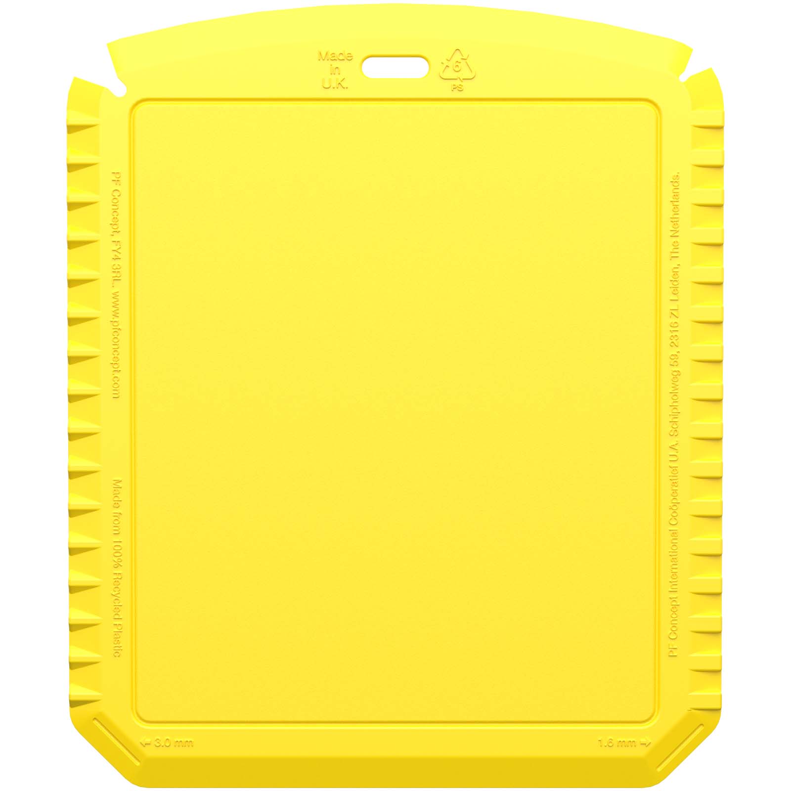 Advertising Car Accessories - Thrym rectangular recycled plastic ice scraper - 2
