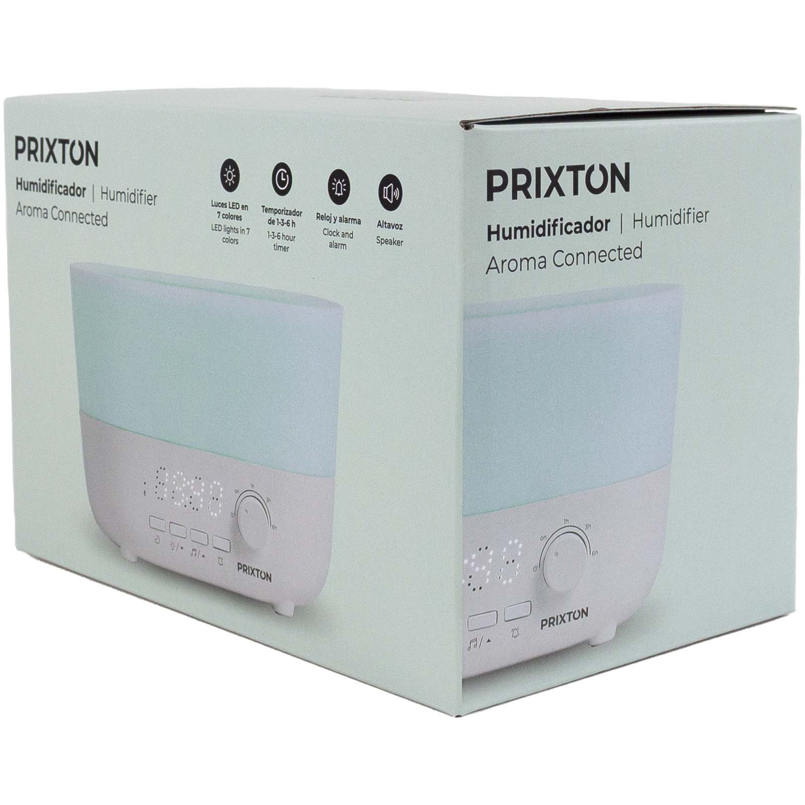 Accessoires pour la maison publicitaires - Humidificateur et diffuseur d’arômes 4 en 1 Prixton Connected - 1