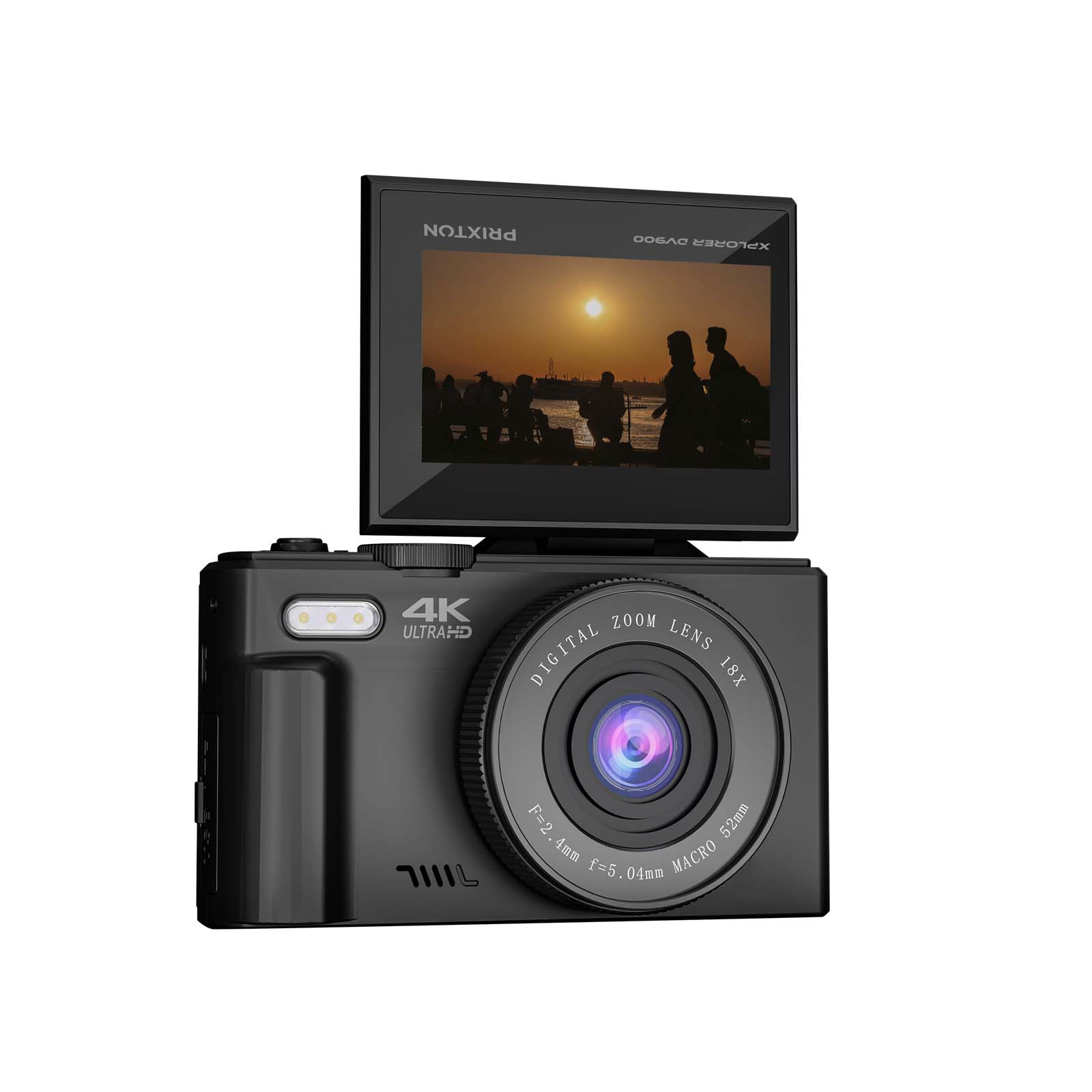  publicitaires - Appareil photo numérique 4K Prixton DV900 XPLORER  - 3