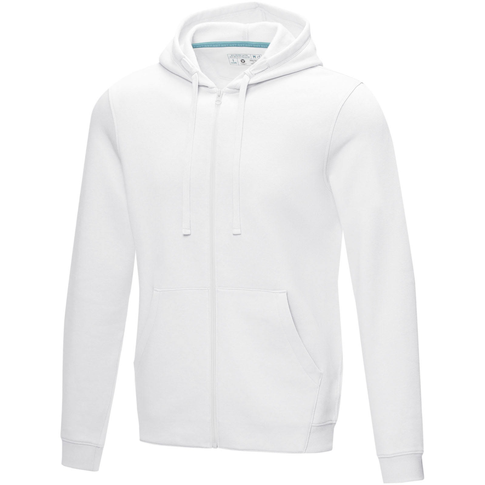 Clothing - Ruby men’s GOTS organic recycled full zip hoodie