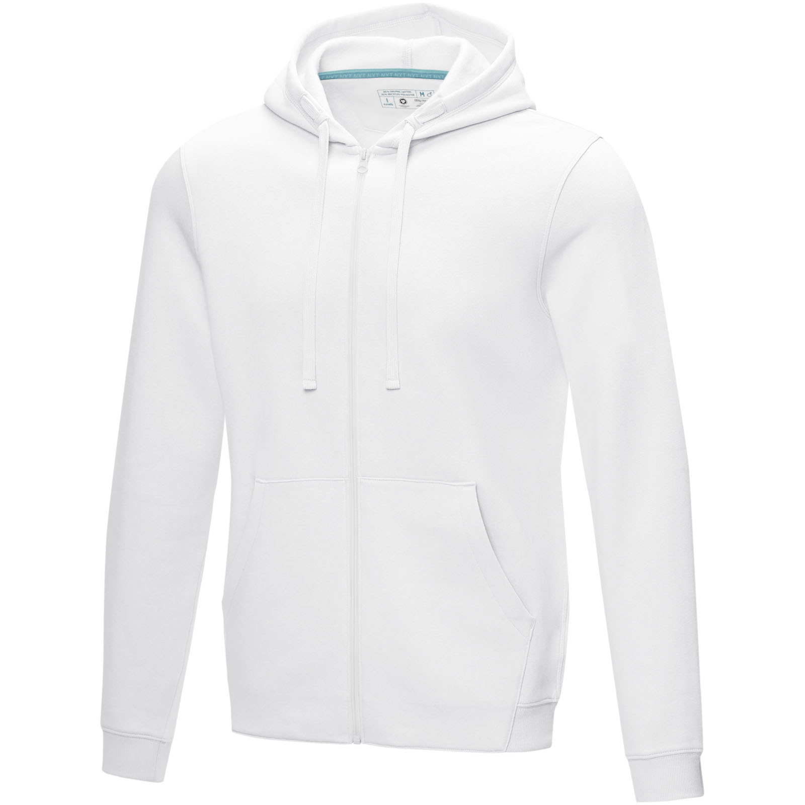 Sweat full zip à capuche Ruby bio GOTS homme