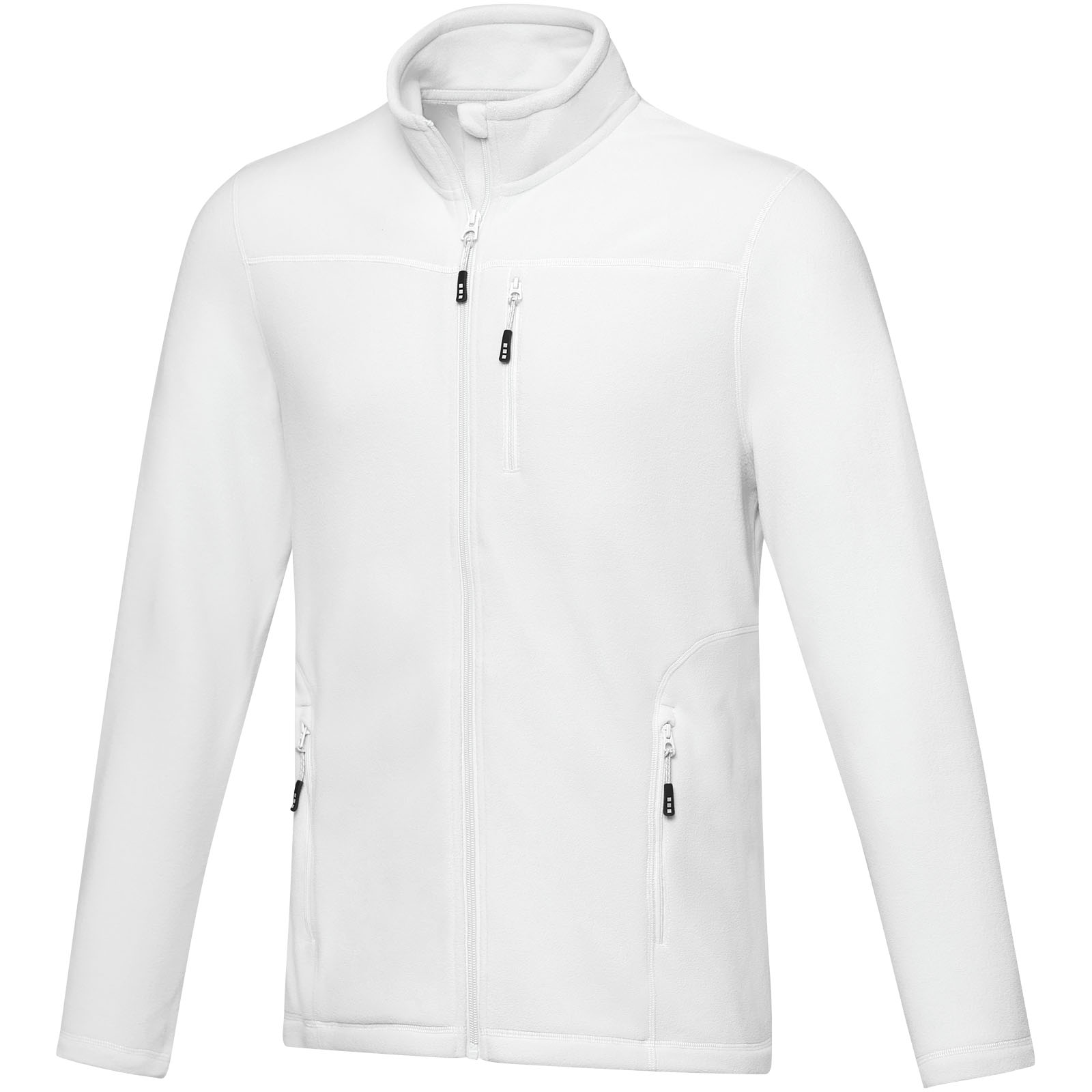 Jackets publicitaires - Veste Amber pour homme en polaire recyclée GRS entièrement zippée - 0