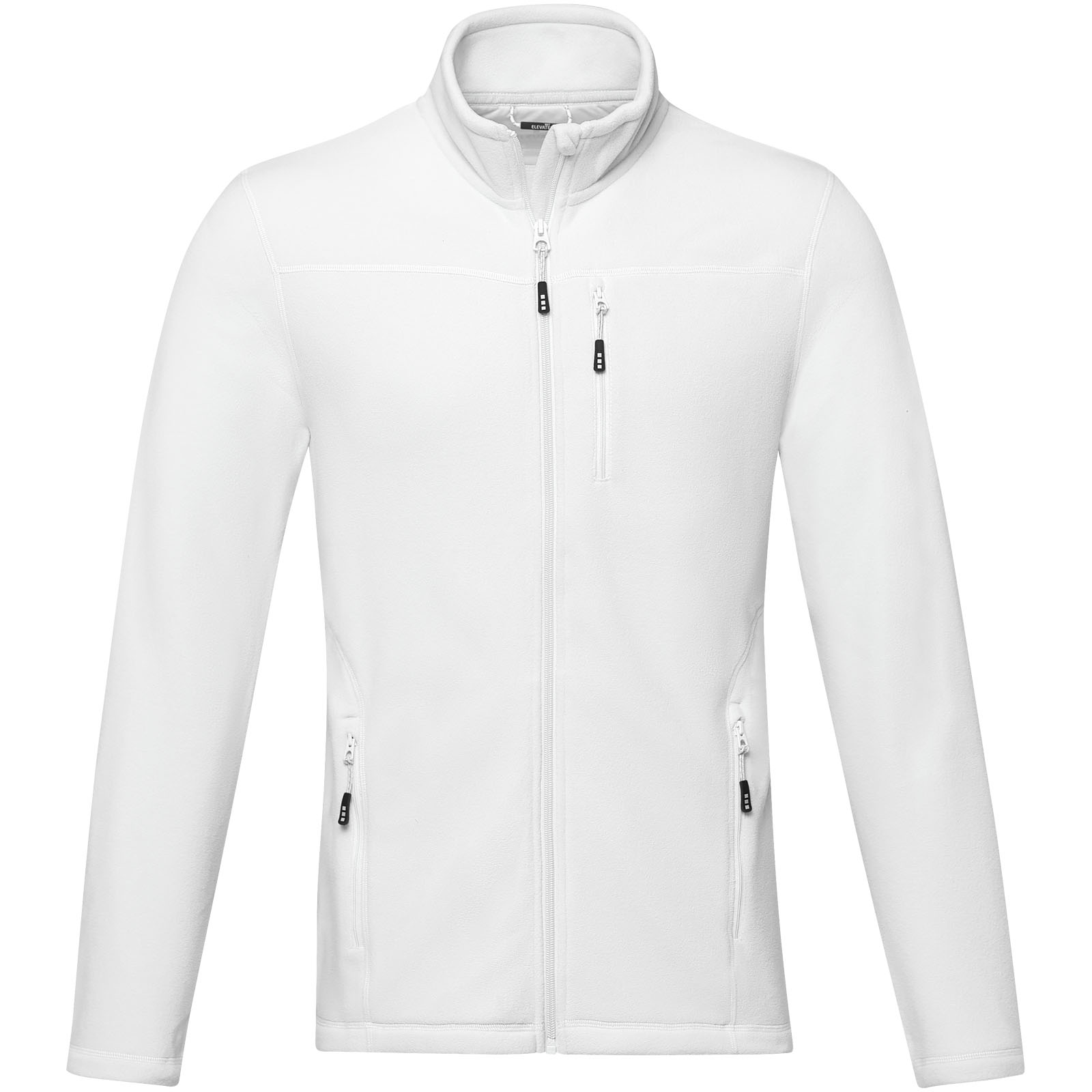 Jackets publicitaires - Veste Amber pour homme en polaire recyclée GRS entièrement zippée - 1