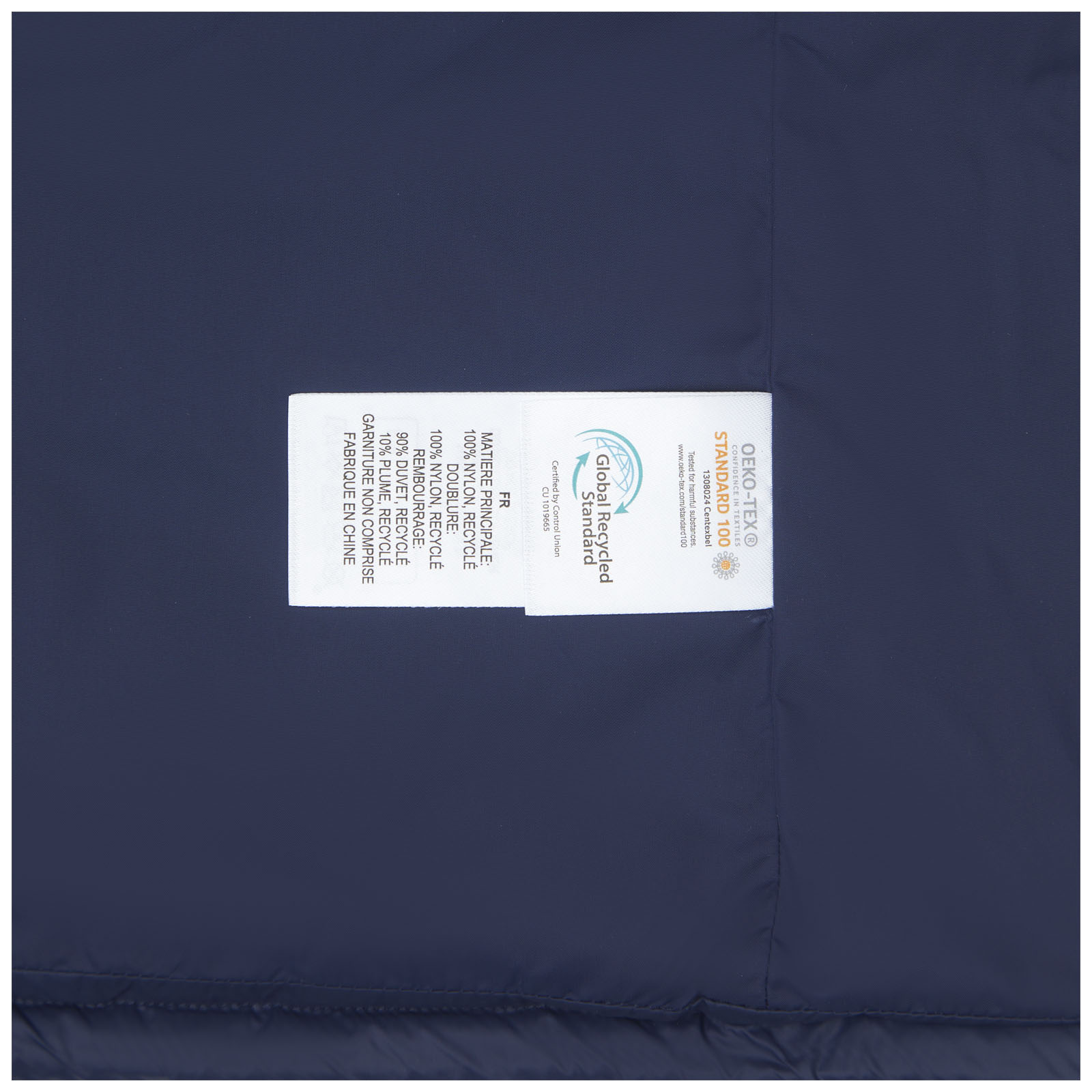 Jackets publicitaires - Veste duvet isotherme Petalite recyclée certifiée GRS pour homme - 5