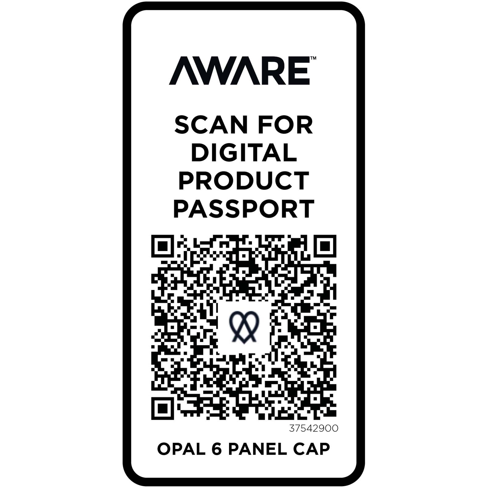 Casquettes et chapeaux publicitaires - Casquette recyclée Opal Aware™ 6 panneaux - 3