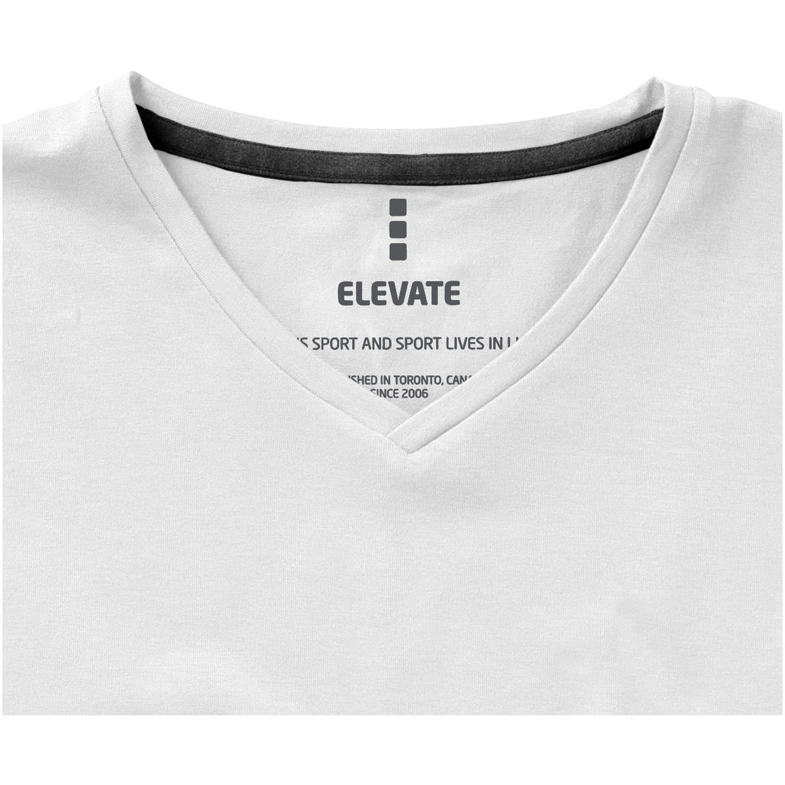 Advertising T-shirts - Kawartha short sleeve men's GOTS organic V-neck t-shirt - 5