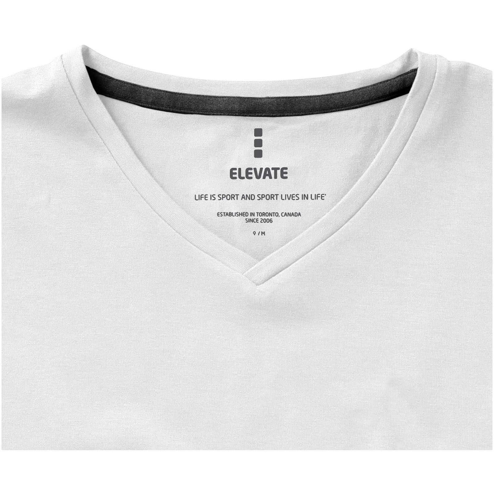 Advertising T-shirts - Kawartha short sleeve women's GOTS organic V-neck t-shirt - 5