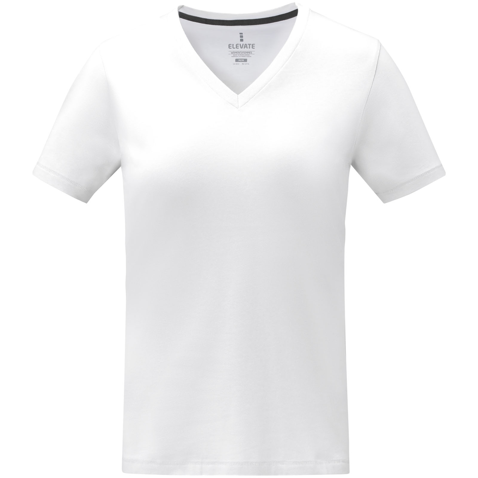 T-shirts publicitaires - T-shirt Somoto manches courtes col V femme  - 1