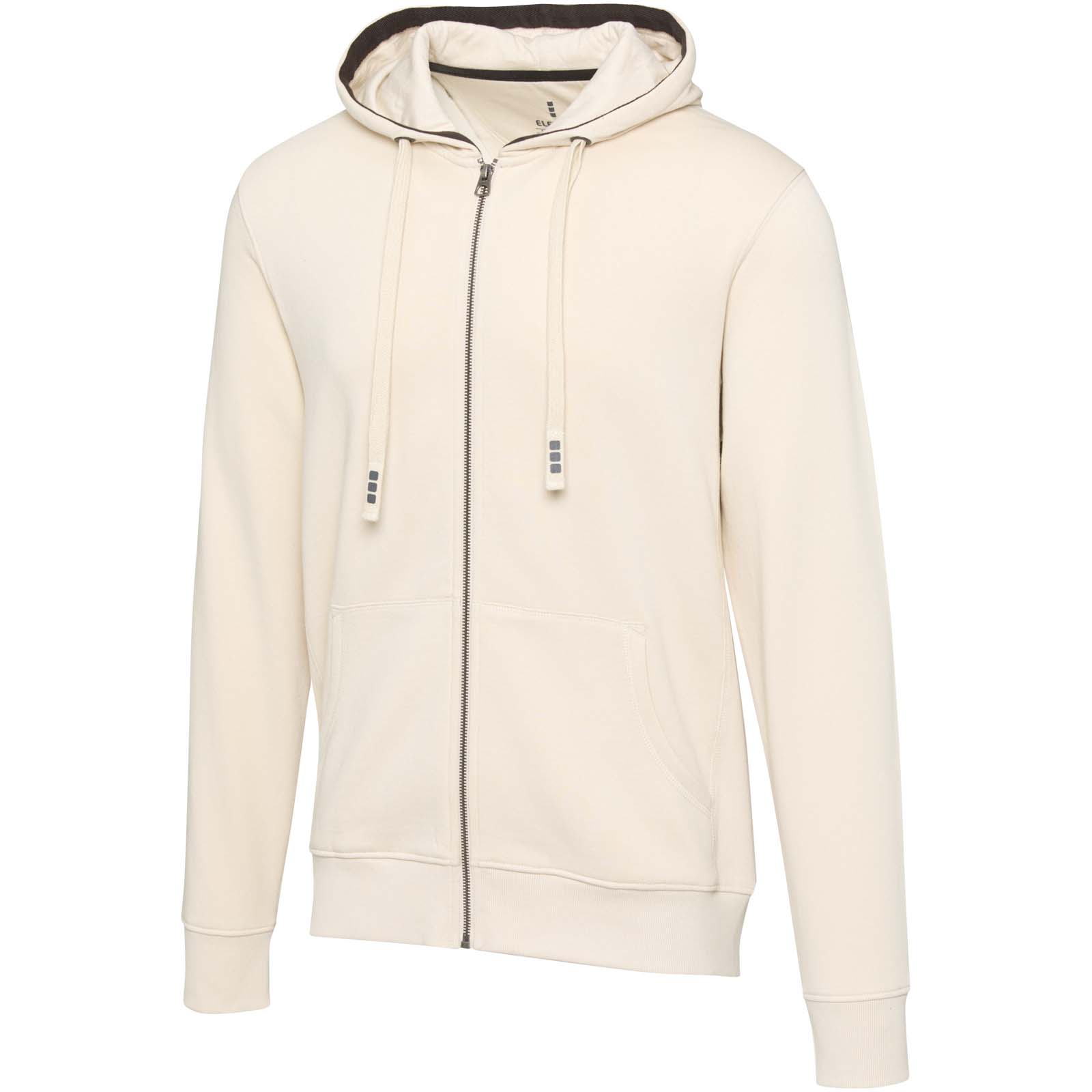 Sweaters à capuche publicitaires - Sweater capuche full zip homme Arora
