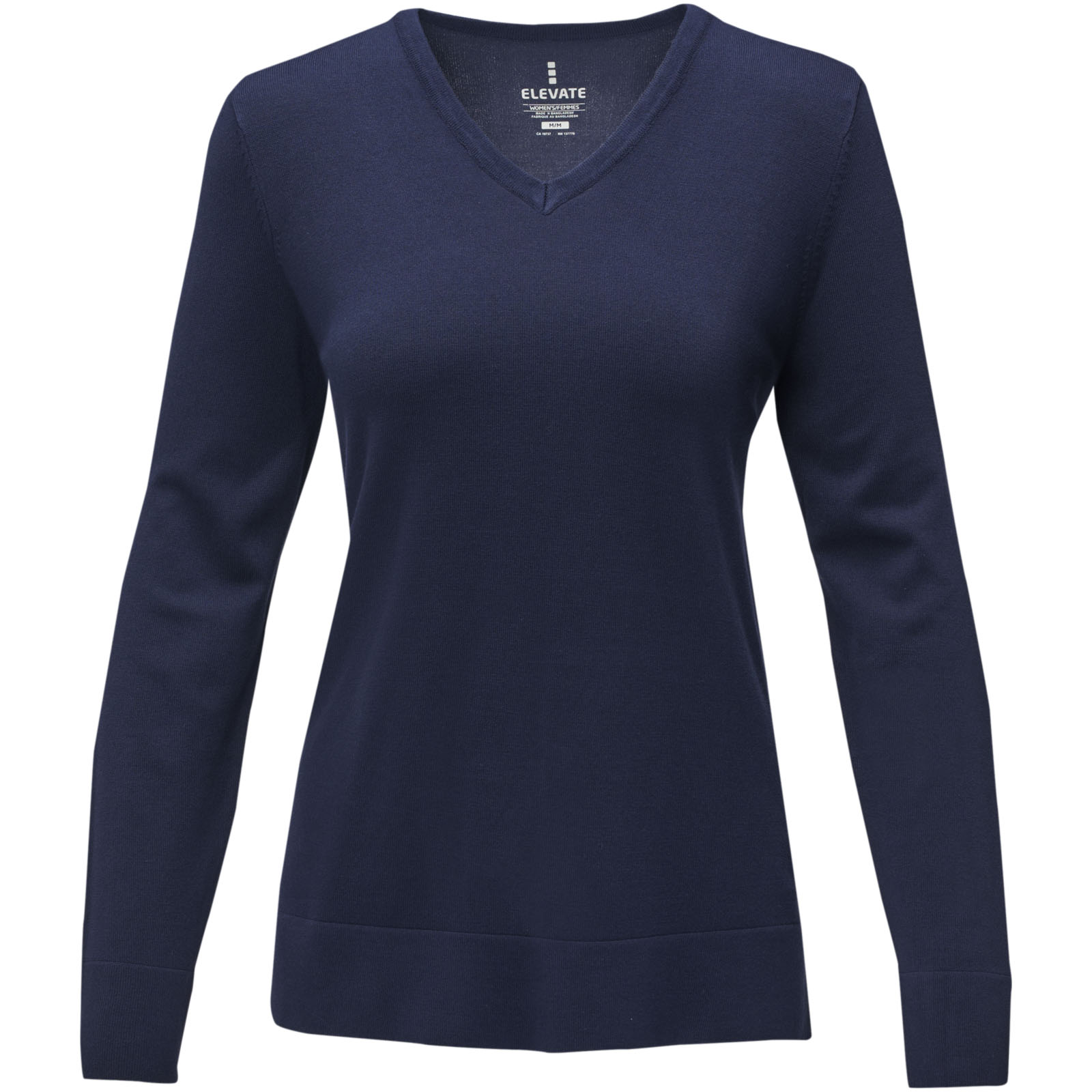 Pullovers publicitaires - Pull col en V Stanton pour femme - 1