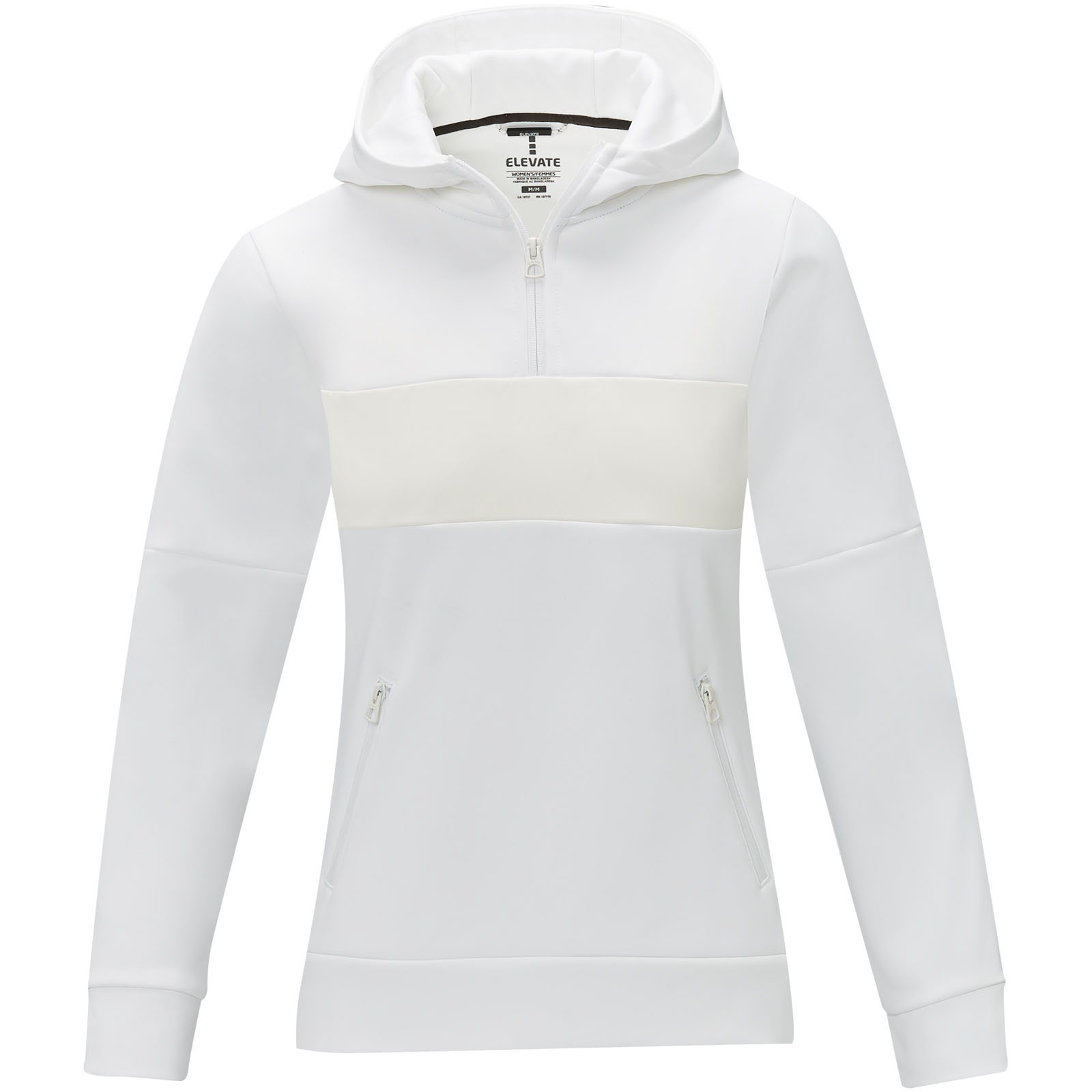 Advertising Hoodies - Sayan women's half zip anorak hooded sweater - 1