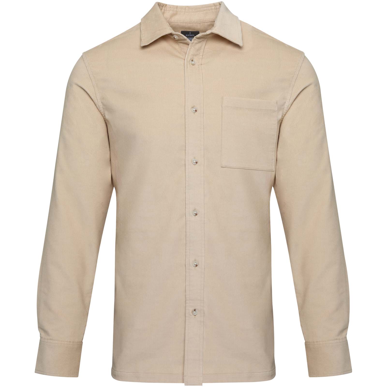 Chemises publicitaires - Chemise unisexe en velours côtelé Alum - 1