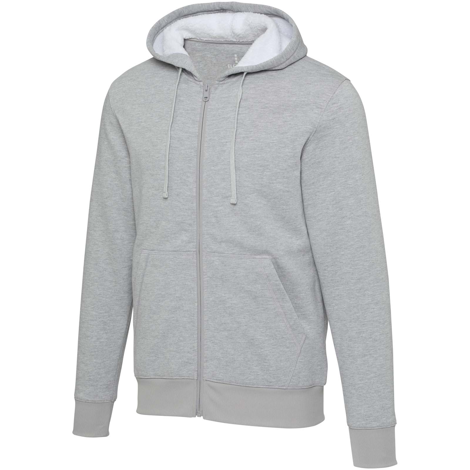 Sweat à capuche sherpa Natron intégralement zippé
