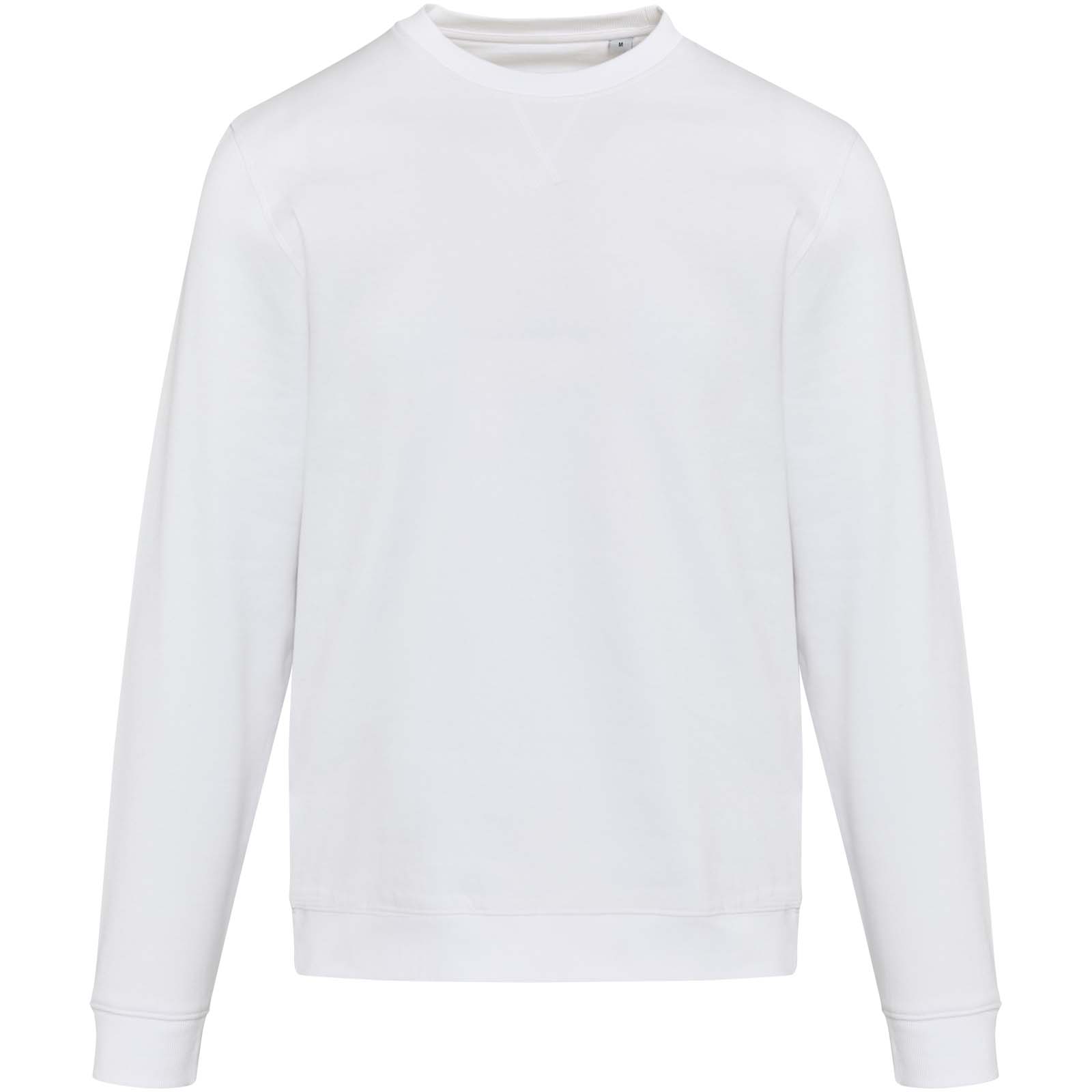 Sweat publicitaires - Pull à col rond de 280 g/m² Jasper bio certifié OCS recyclé unisexe - 1