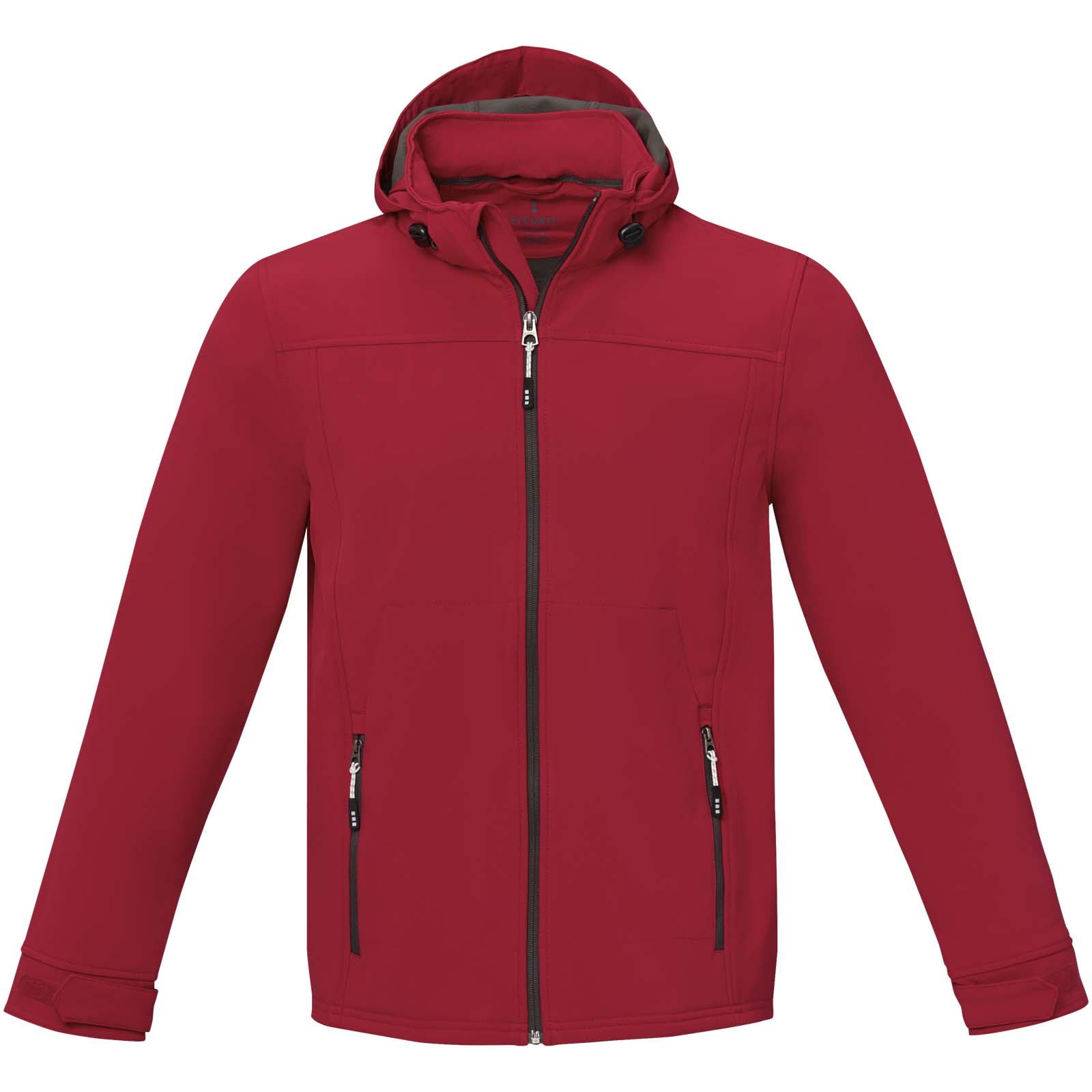 Jackets publicitaires - Veste softshell recyclée GRS pour homme de Langley - 1