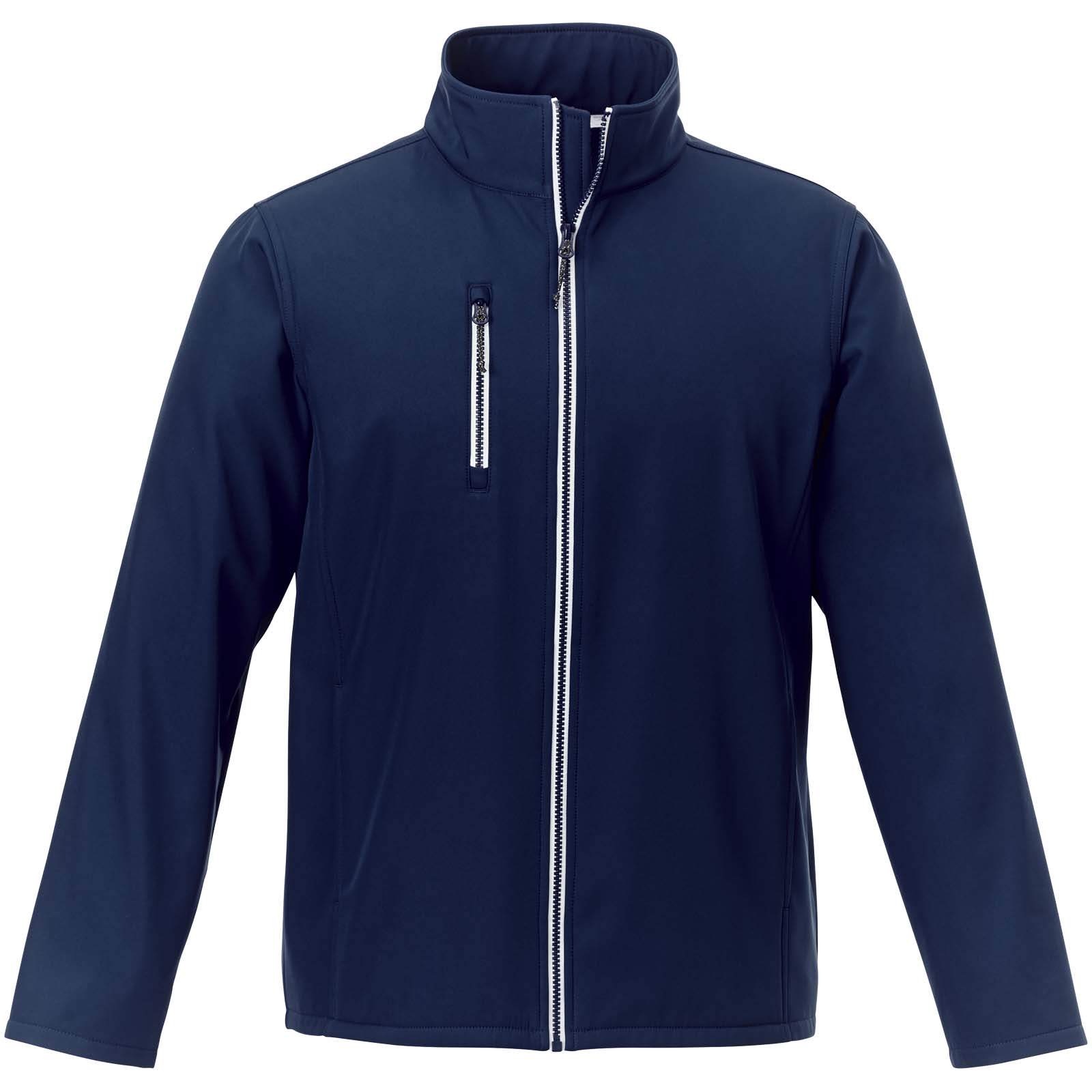 Jackets publicitaires - Veste Softshell GRS recyclée pour homme Orion - 1
