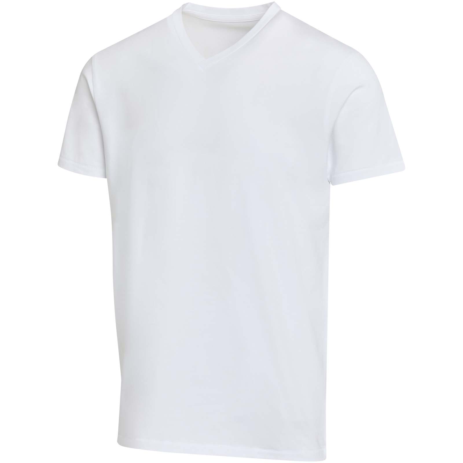 T-shirts - T-shirt unisexe en coton bio certifié OCS Balfour à manches courtes et col en V de 200 g/m²