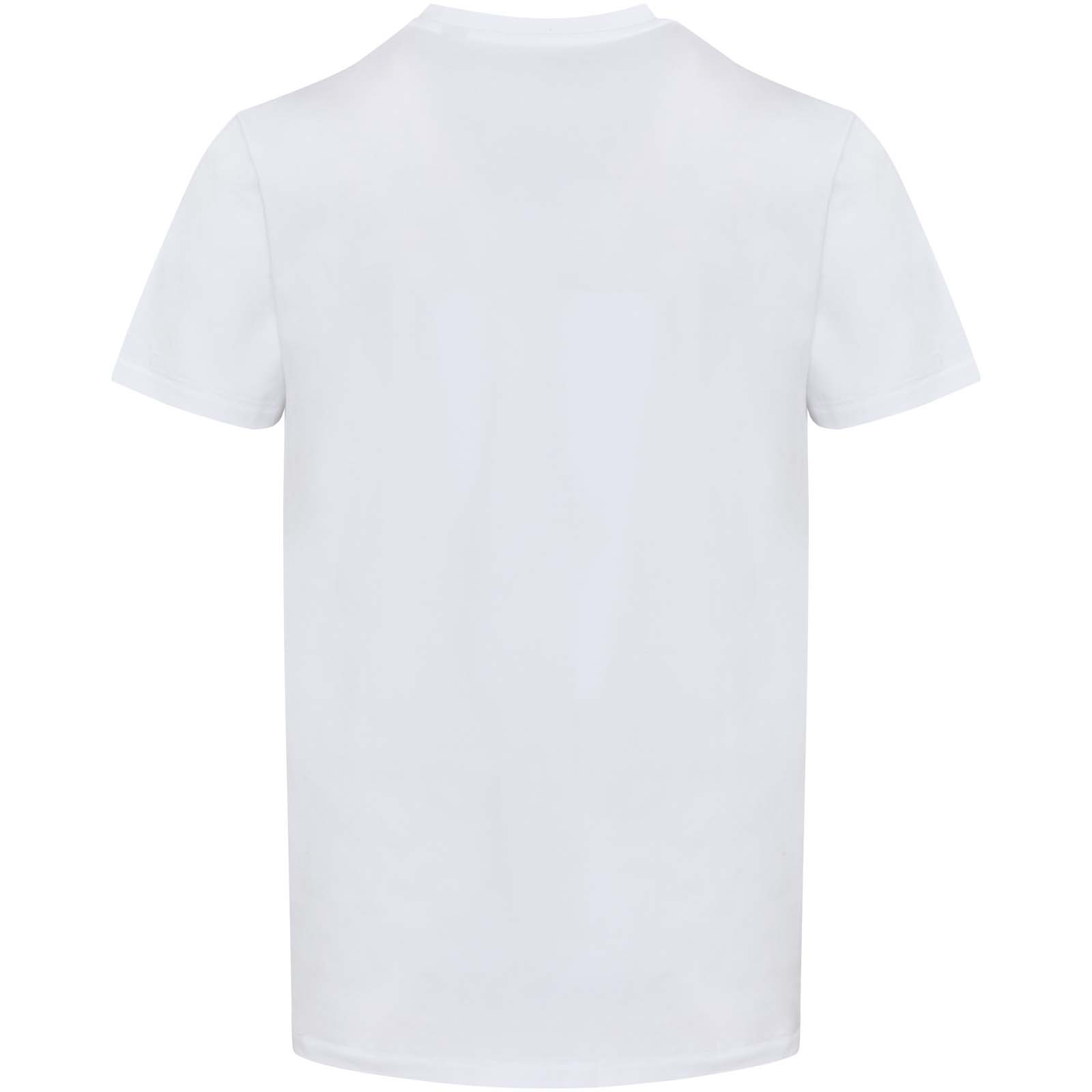 T-shirts publicitaires - T-shirt unisexe en coton bio certifié OCS Balfour à manches courtes et col en V de 200 g/m² - 2