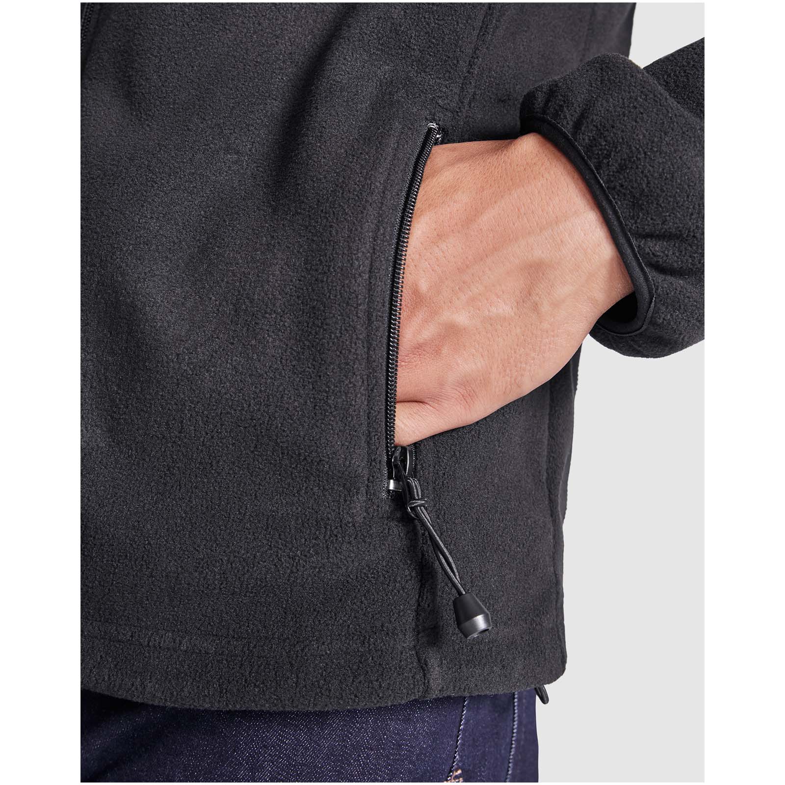 Polaires publicitaires - Veste en polaire entièrement zippée Luciane pour homme - 2