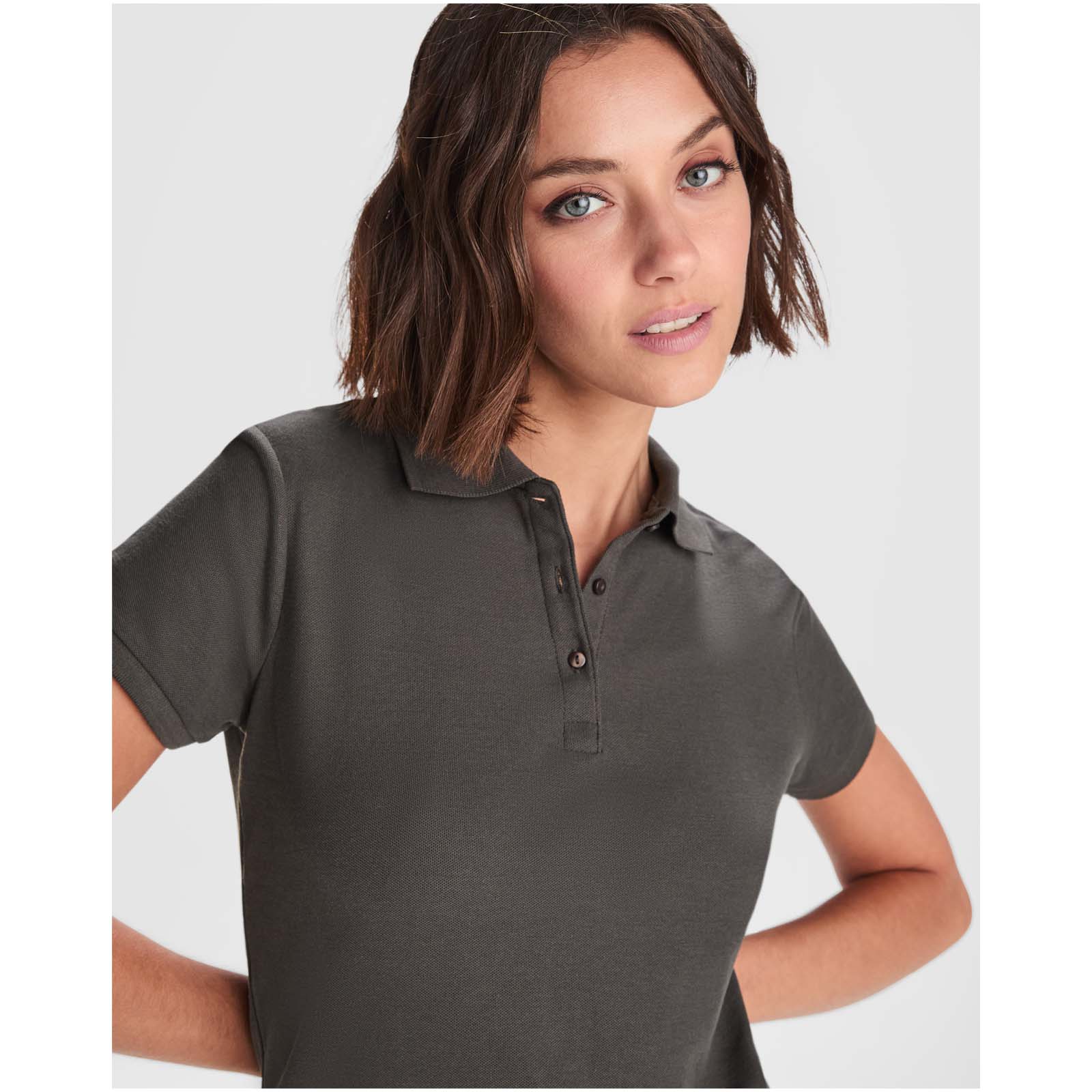 Polos publicitaires - Polo Pegaso Premium à manches courtes pour femme - 2