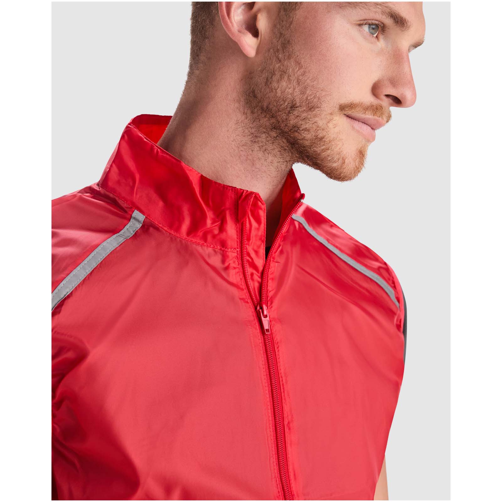 Bodywarmers publicitaires - Bodywarmer de course Jannu léger unisexe - 2