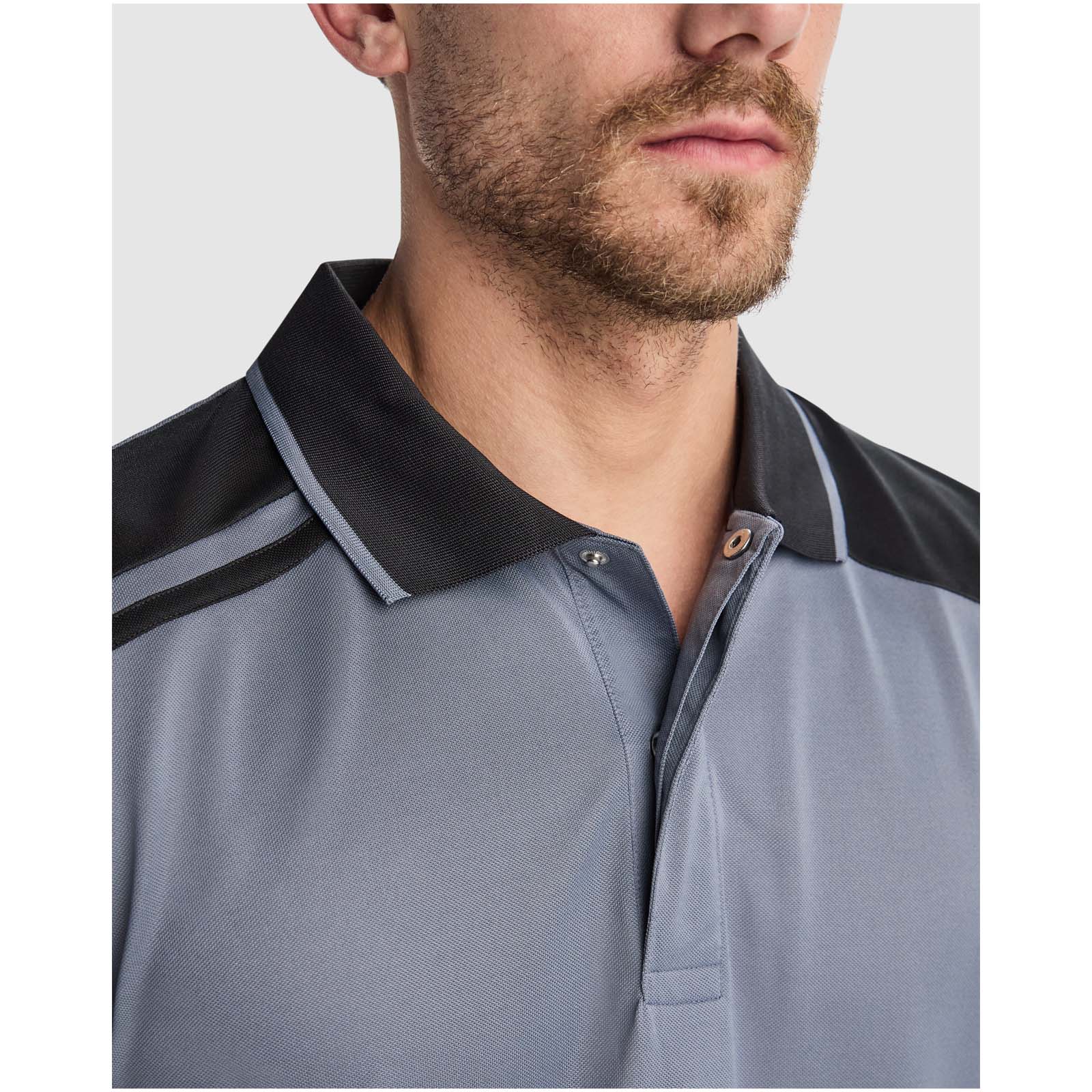 Vêtements de travail publicitaires - Polo unisexe antibactérien à manches courtes Samurai de 160 g/m2  - 2
