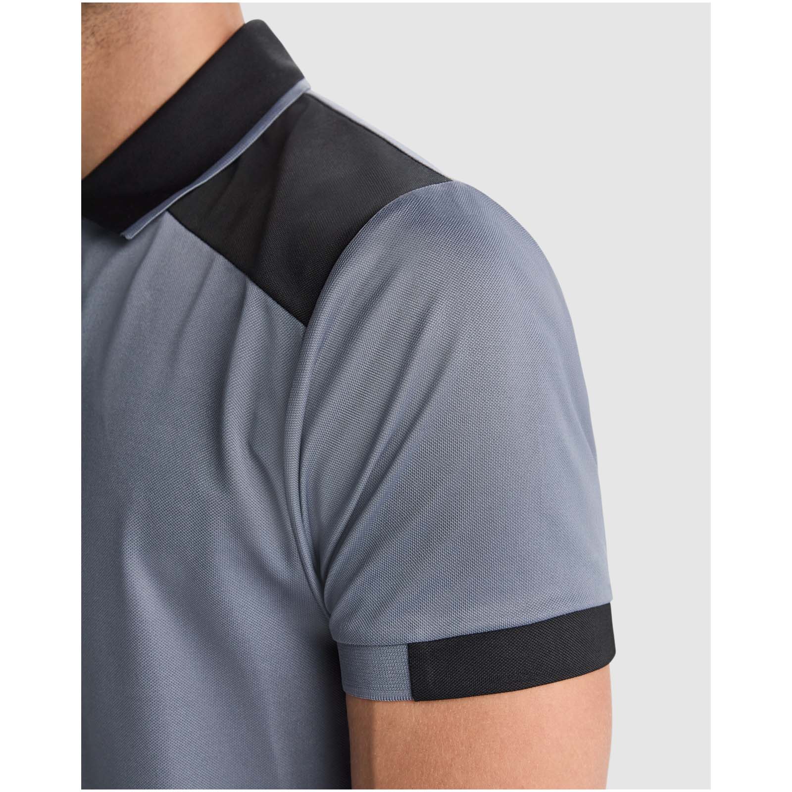 Vêtements de travail publicitaires - Polo unisexe antibactérien à manches courtes Samurai de 160 g/m2  - 3