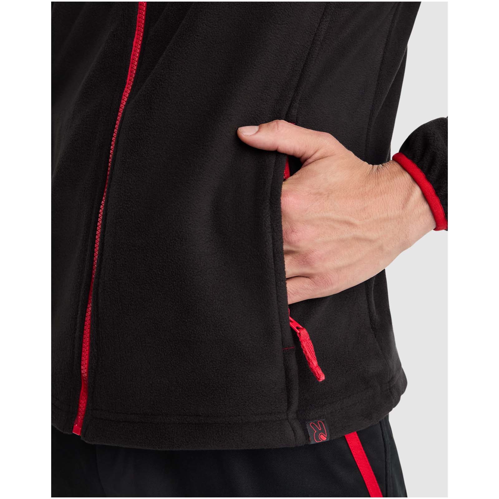 Vêtements de travail publicitaires - Veste unisexe en micropolaire Terrano - 2