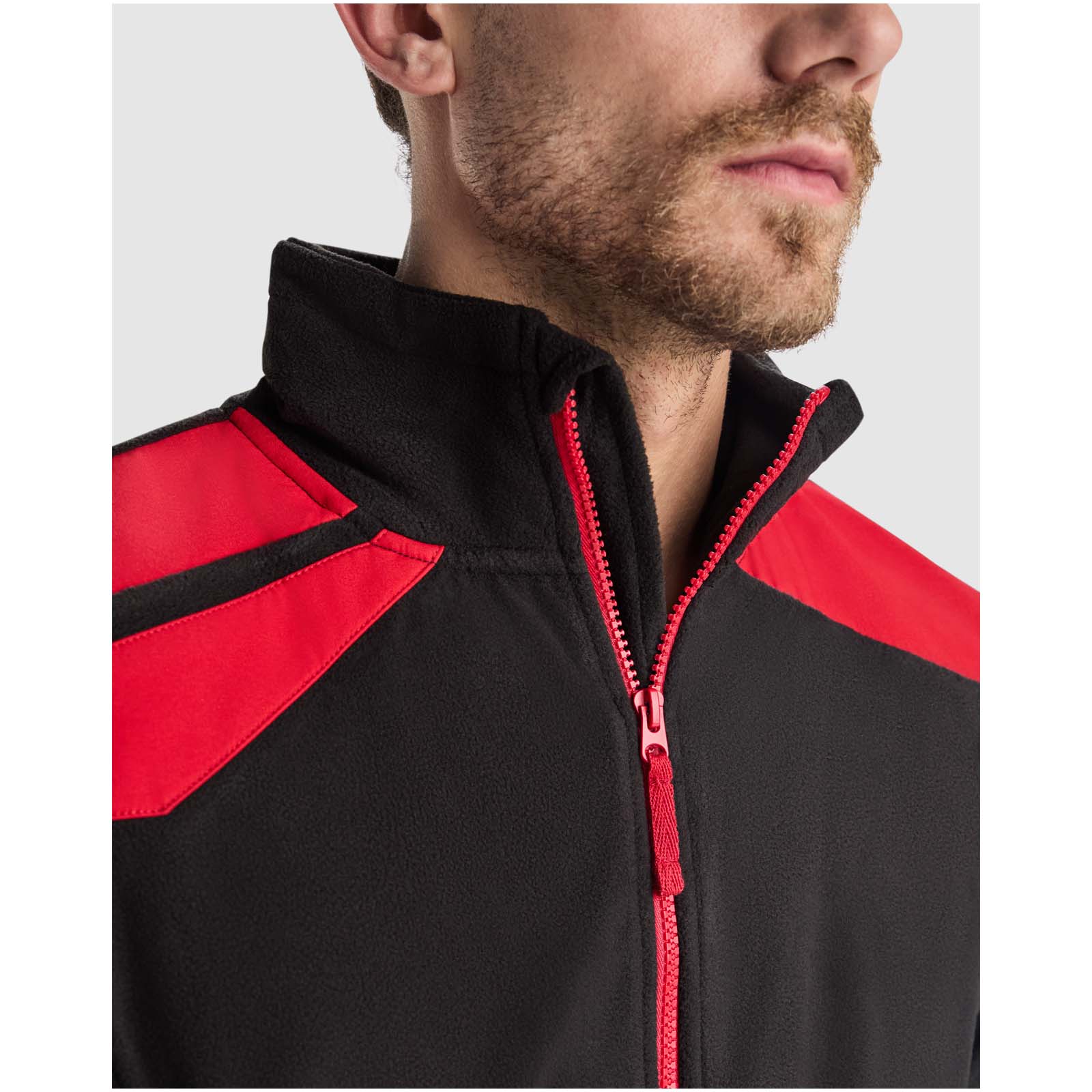 Vêtements de travail publicitaires - Veste unisexe en micropolaire Terrano - 3