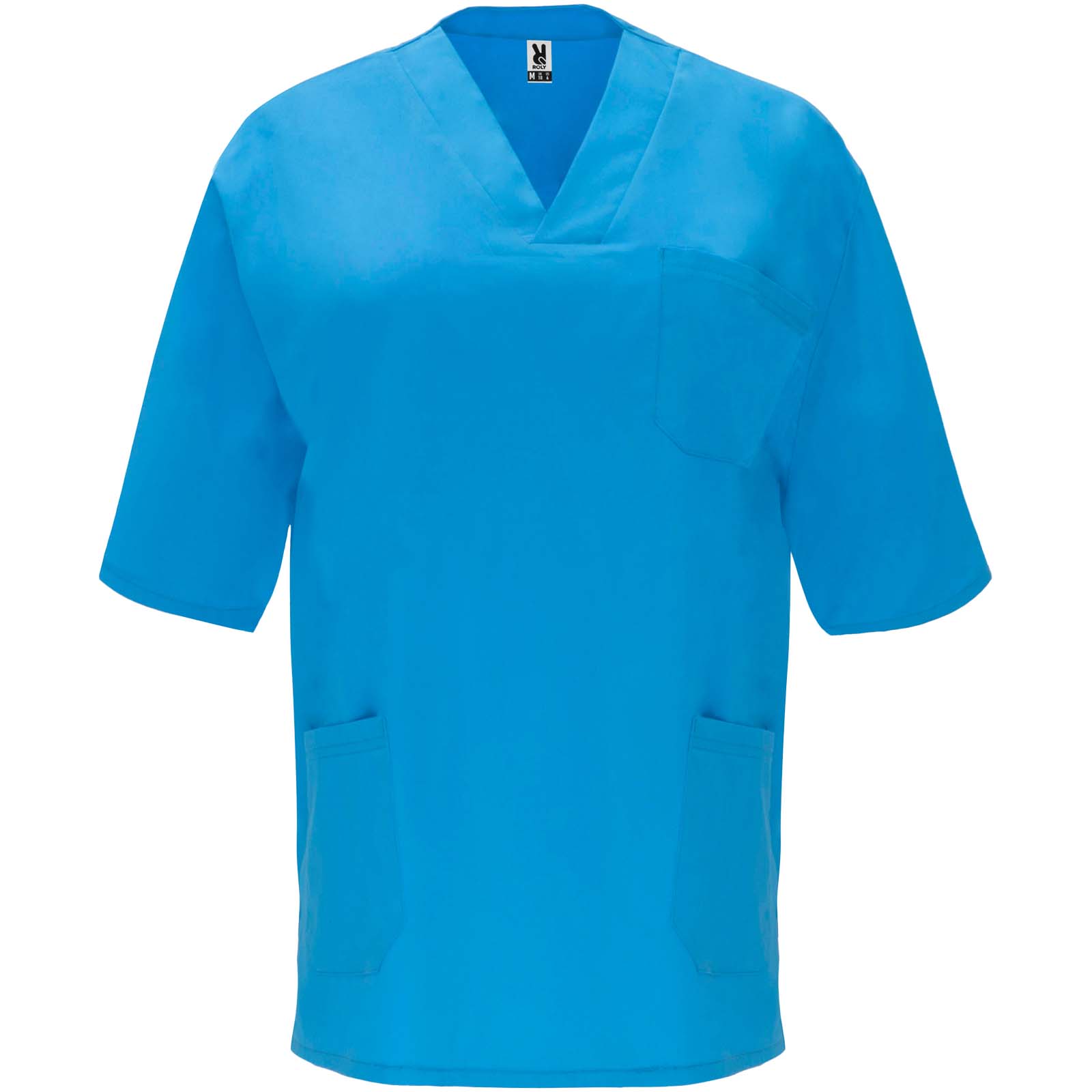 Vêtements de travail publicitaires - Haut de service unisexe à manches courtes Panacea de 160 g/m2 